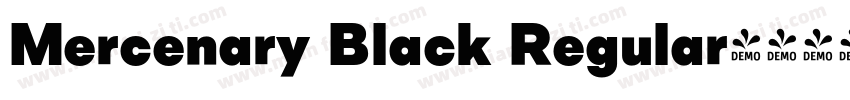 Mercenary Black Regular字体转换